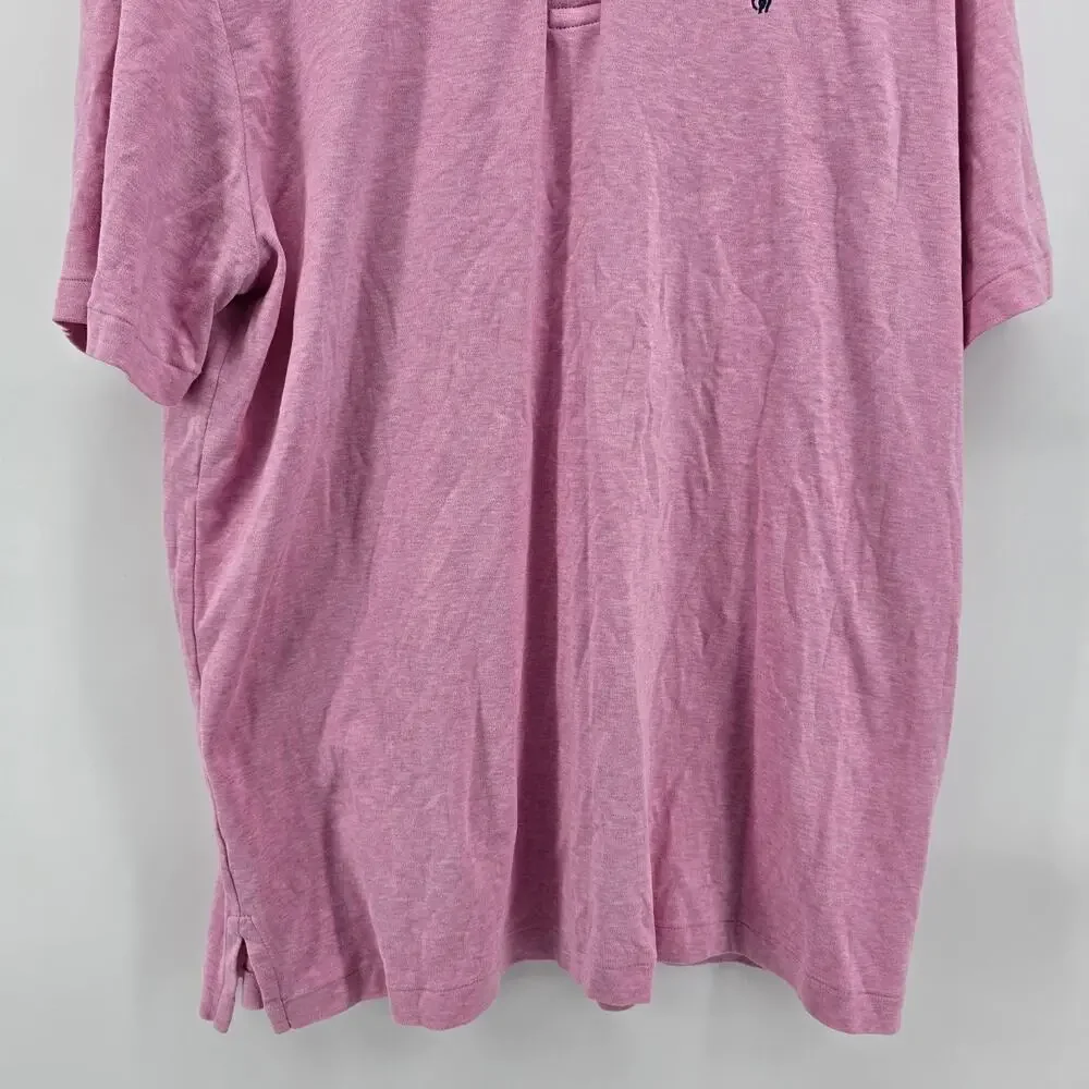 Polo Ralph Lauren Polo Shirt Mens XL Pink Classic‎ Fit Short Sleeve Cotton